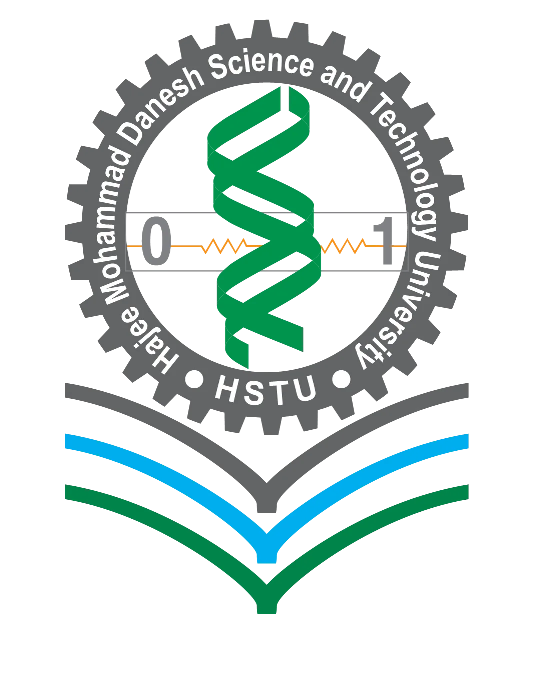 Hajee Mohammad Danesh Science and Technology University (HSTU) logo