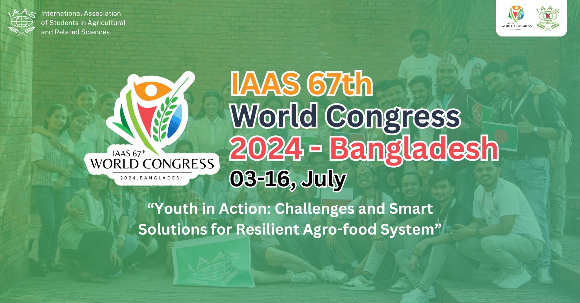 67th IAAS World Congress 2024